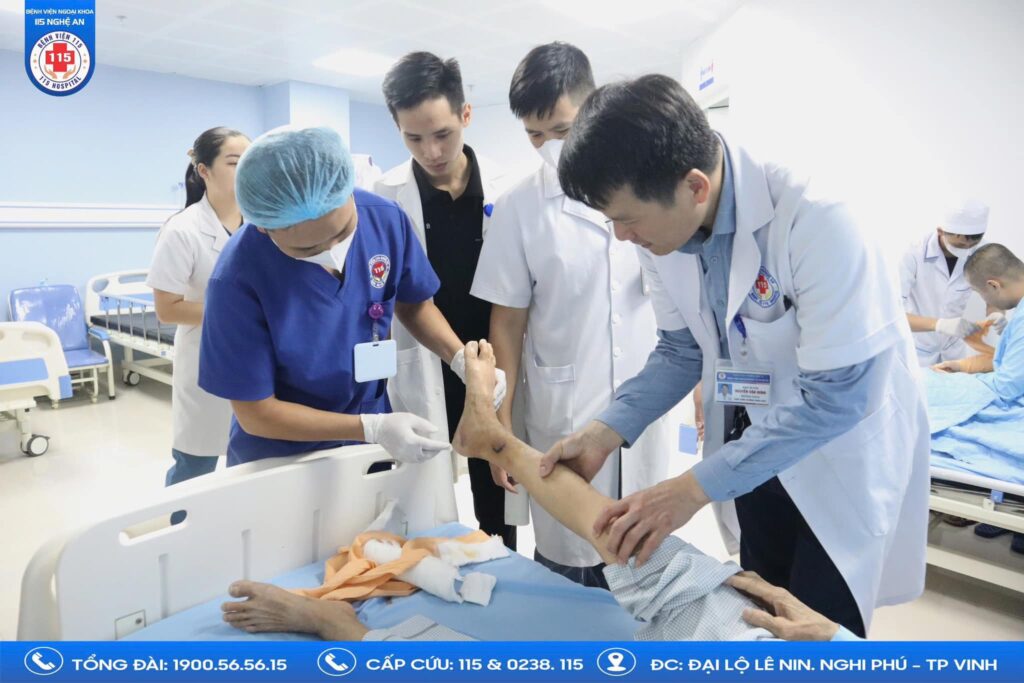 bác sĩ Nguyễn Văn Hưng Bệnh viện ngoại khoa 115 Nghệ an